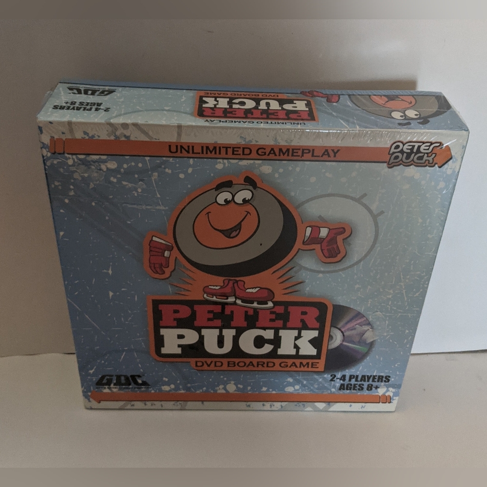 Peter Puck DVD Board Game, Ice Hockey, Toys, Christmas, Games, GAG, NEW